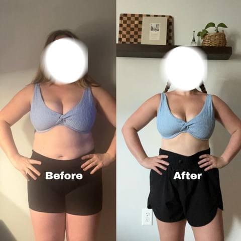 Client before and after